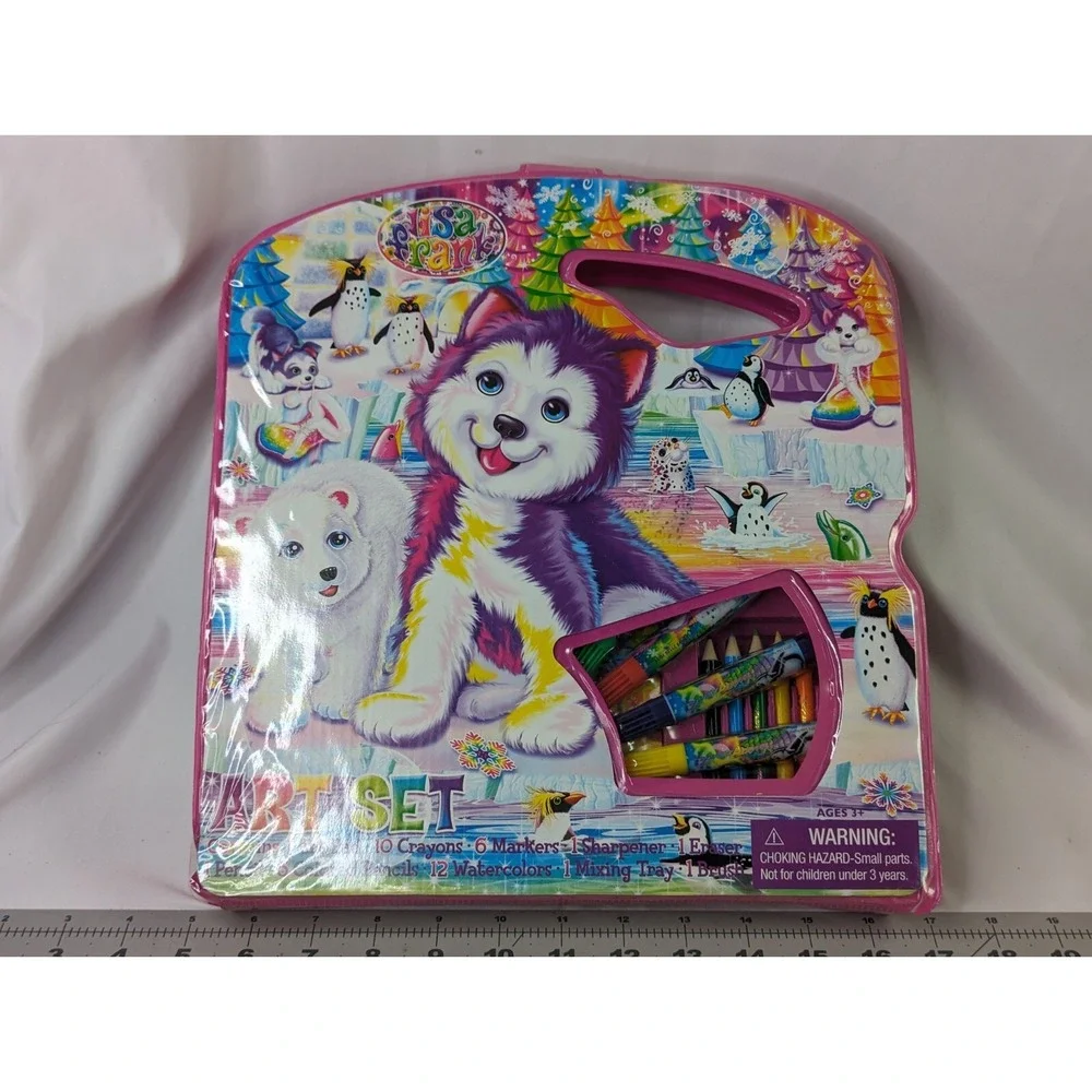 Lisa Frank Husky Dog Polar Bear Art Set USED‎ 2015